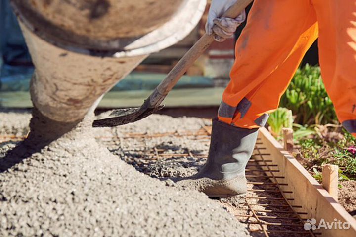 Бетон подача лентой