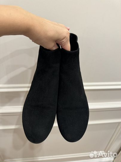 Ботинки Rossini, б/у, натураотная замша, 40 размер