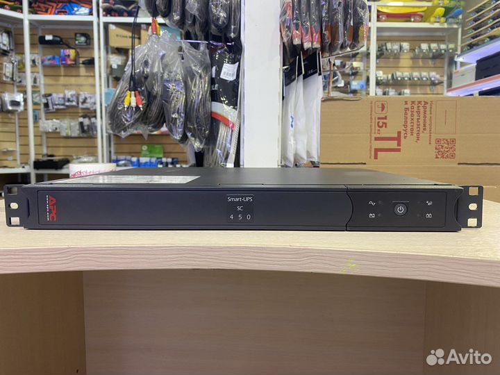Интерактивны ибп APC Smart-UPS sc450rmi 1U