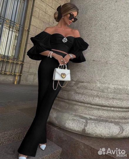 Новый костюм Турция М 44 пышные рукава