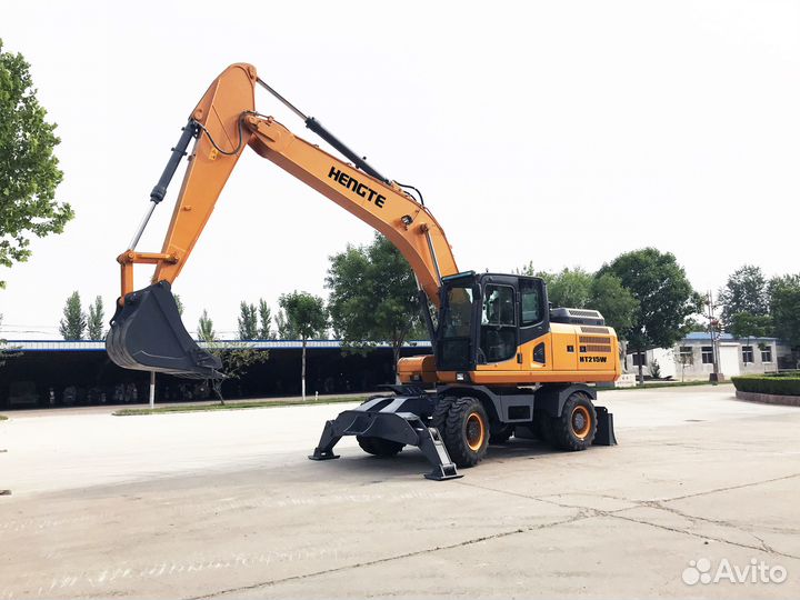 Колёсный экскаватор HENGTE HT215W, 2023