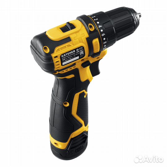 Бесщеточный шуруповерт Steher CDB-120-2