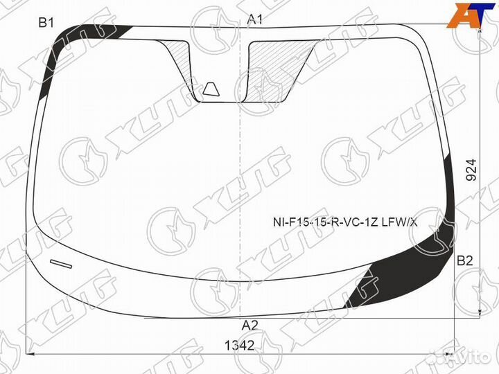 Лобовое стекло на Nissan Juke F15 10-19г