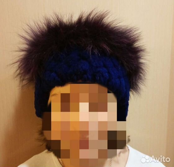 Шапка меховая женская, детская