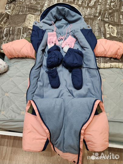 Комбинезон тёплый для девочки 2 года