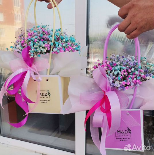 Композиция с гипсофилой