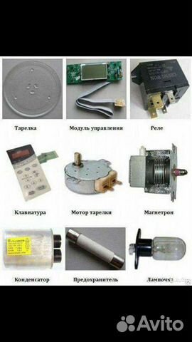 Запчасти для микроволновки