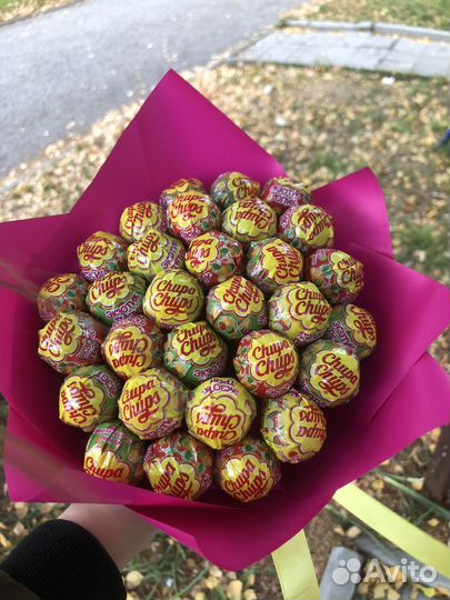 Букет из chupa chups