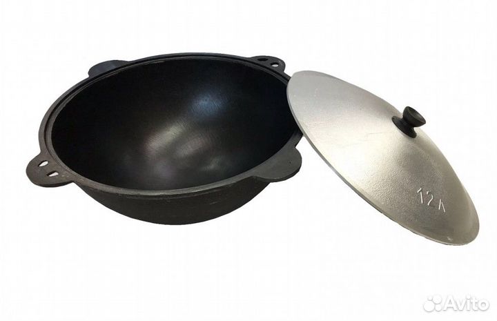 Казан 12 литров. Чугун, Узбекистан (наманган)