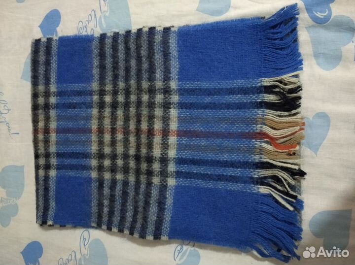 Мужской шарф шерстяной