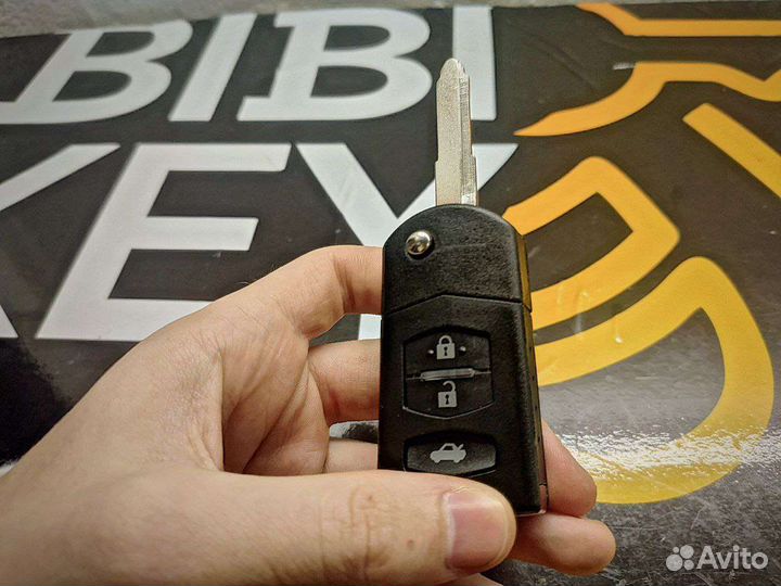 Корпус выкидного ключа мазда