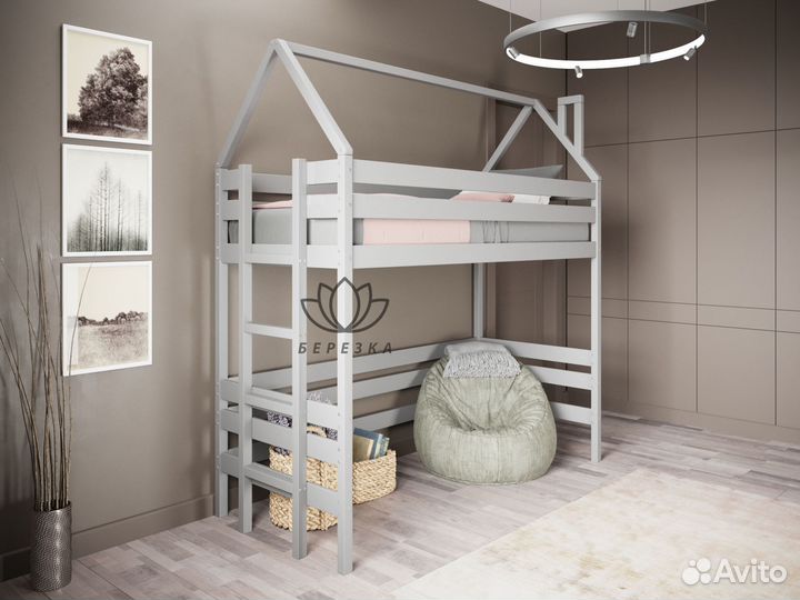 Кровать чердак из дерева