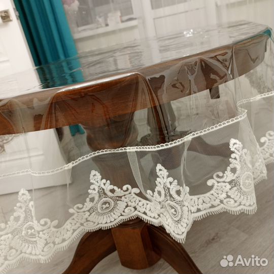 Скатерть силиконовая с кружевом