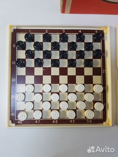 Шашки стоклеточные СССР Олимпиада 80