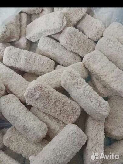 Котлеты, палочки рыбные