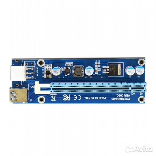 Райзер (Riser) pci-e 1x-16x для майнинга 6pin