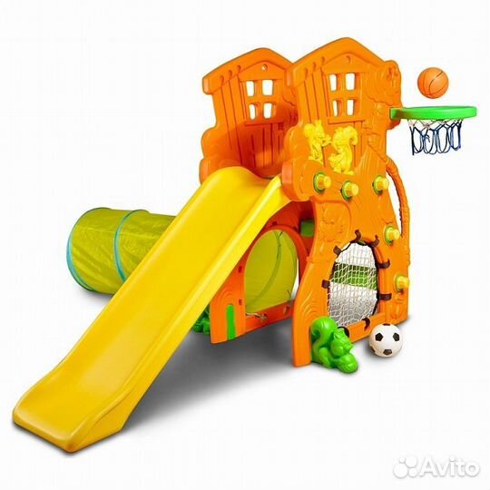 Горка с туннелем детская Ching-Ching