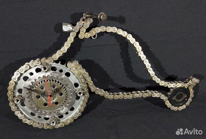 Часы и светильники в стиле лофт