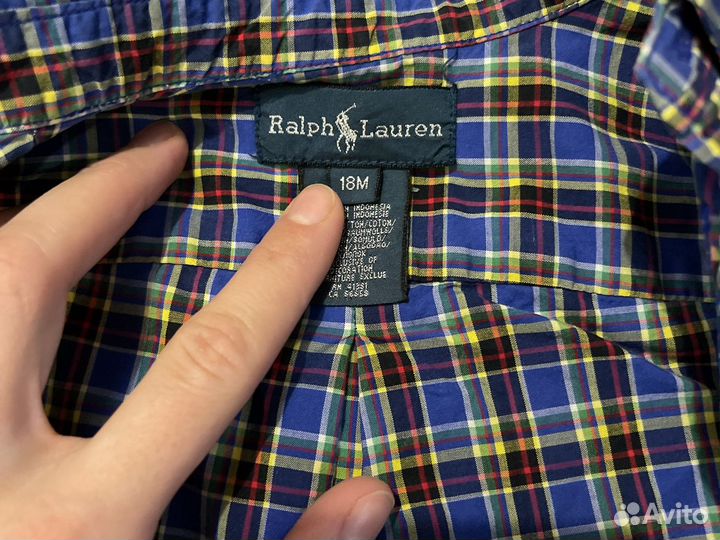 Ralph lauren рубашка на мальчика