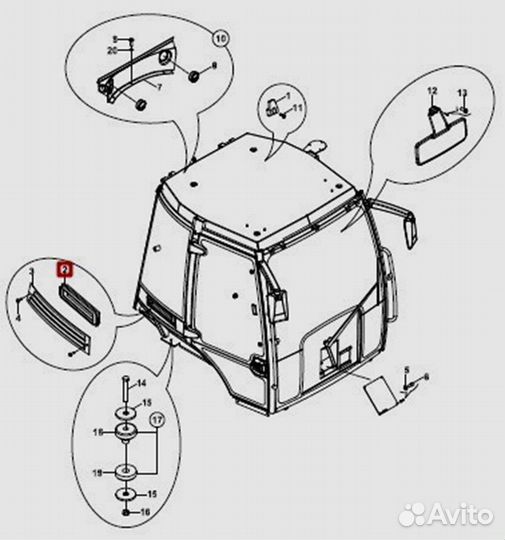 Фильтр кабины Маестро Hidromek