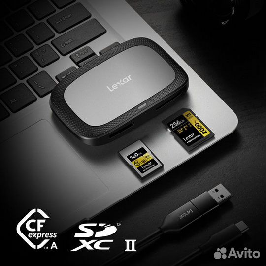 Кардридер Lexar CFexpress Type A/SD USB 3.2, Gen 2