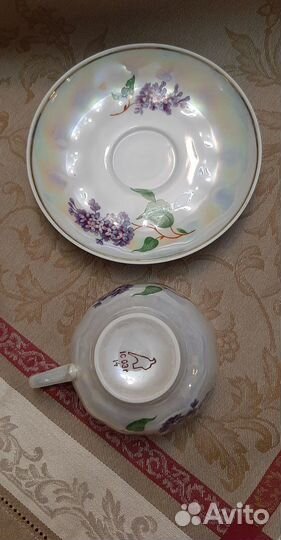 Чайная пара.Остатки чайного сервиза