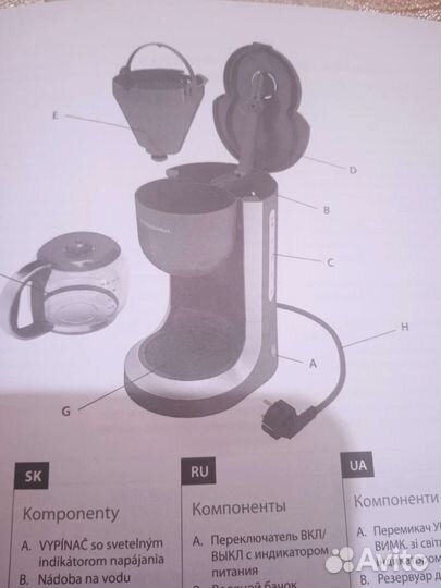 Кофеварка капельная Electrolux EKF3130 RE