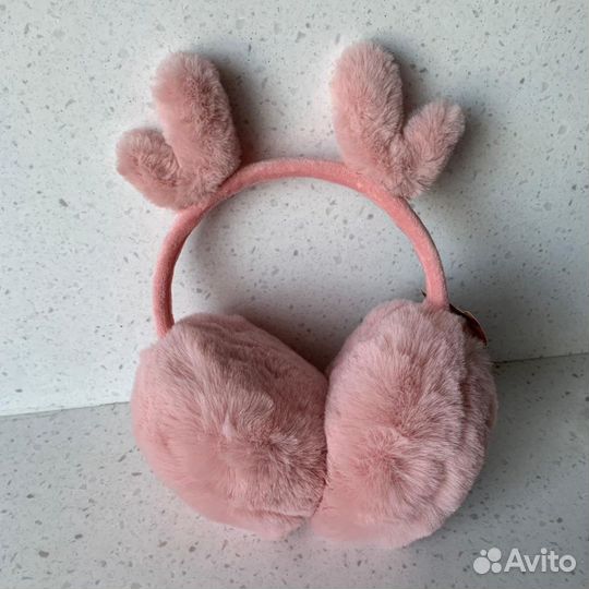 Меховые наушники, новые