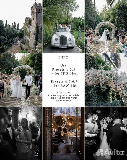 Свадебные Пресеты для пк MAY 20 Роман Иванов (7шт)