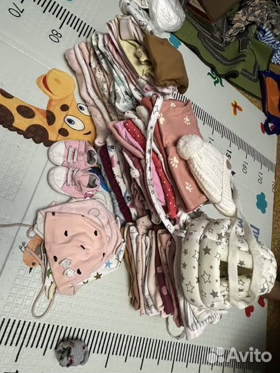 Вещи пакетом для девочки от 0-6 мес