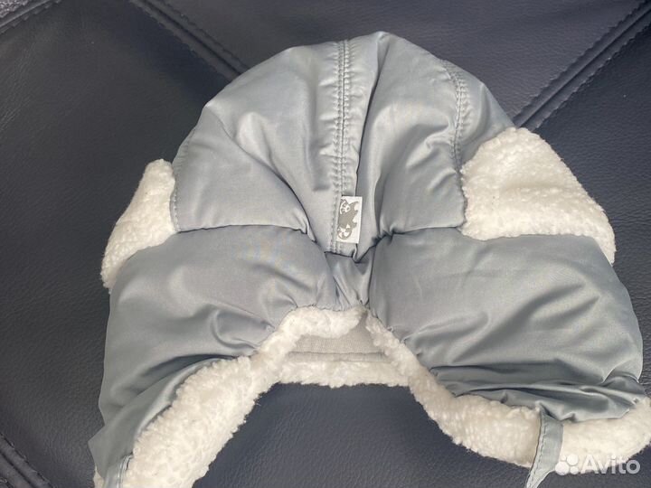 Шапочка для новорожденного зима