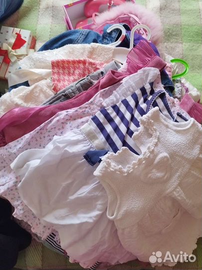 Детские вещи пакетом для девочек 86 92