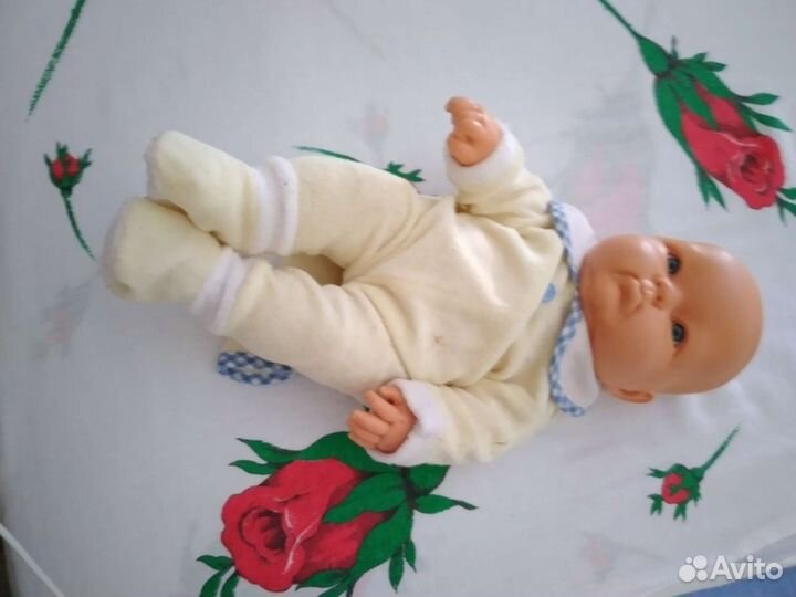 Кукла пупс,немецкая,мягкая, 60 тых годов