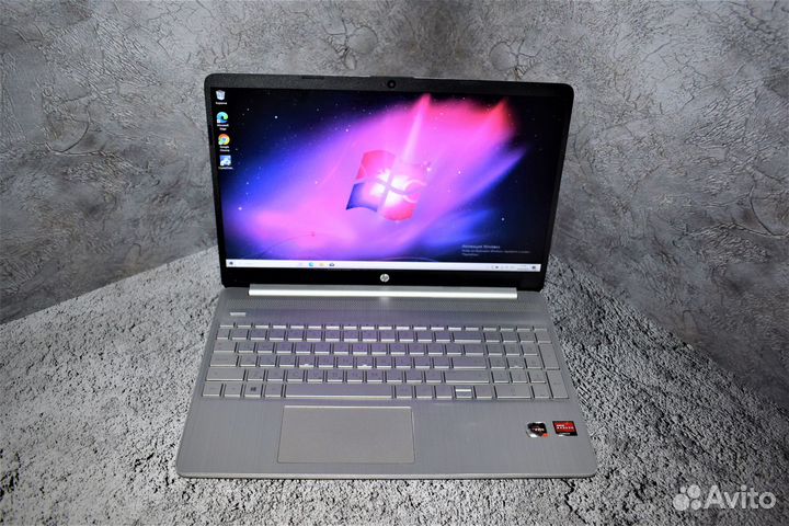 Ноутбук HP на Ryzen 7 4700U/ 8 ядер/ IPS