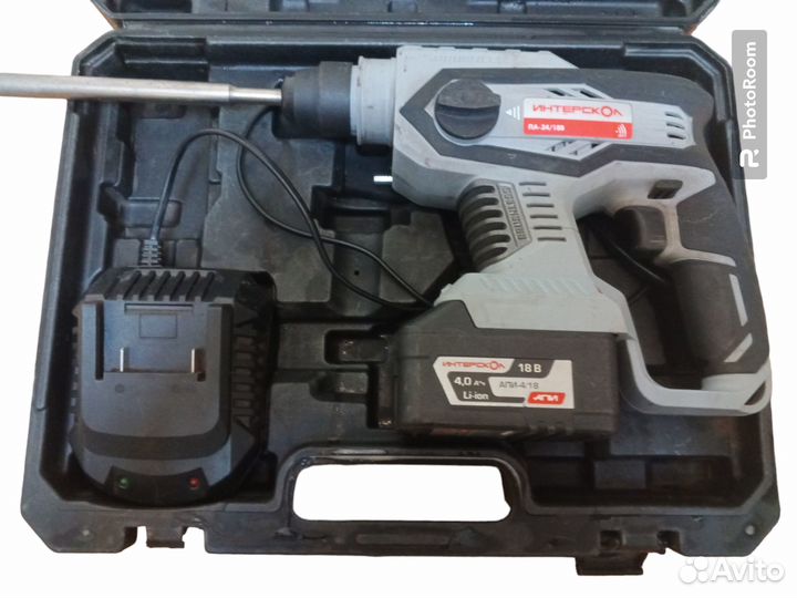 Перфоратор аккумуляторный Интерскол па-24/18В