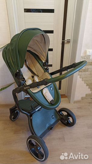 Коляска 2 в 1 эко кожа