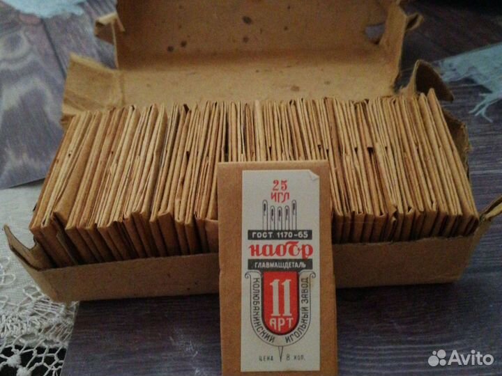 Углы швейные. Упаковка