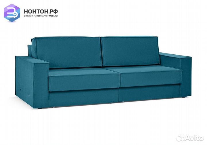Диван еврокнижка двухместный Тревис бирюзовый