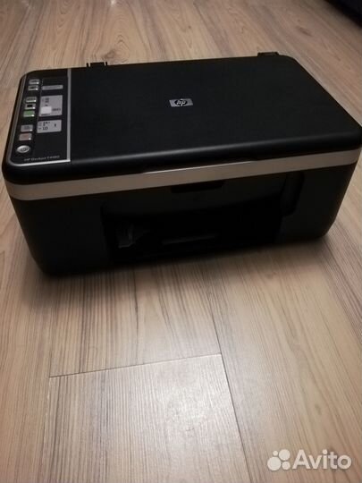 Цветной струйный принтер hp deskjet f4180 + краска