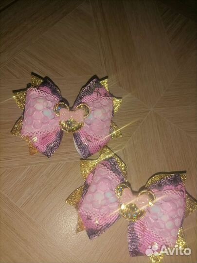 Бантики на заколках