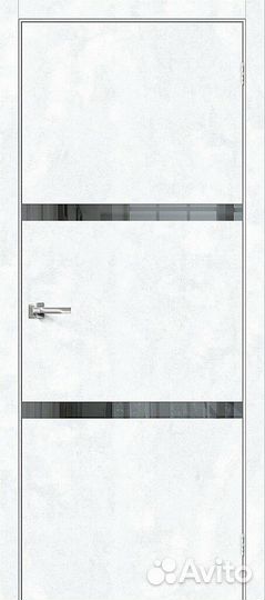 Межкомнатная дверь Bravo 153-1054 Браво-2.55 Snow