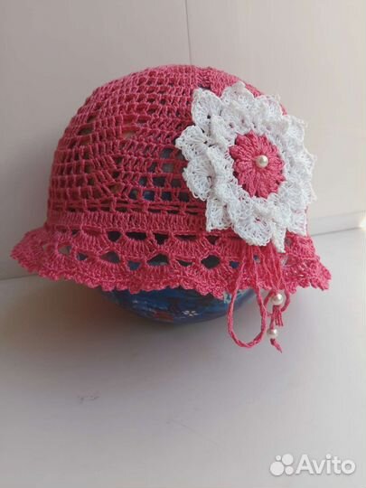 Летняя шапочка для девочки