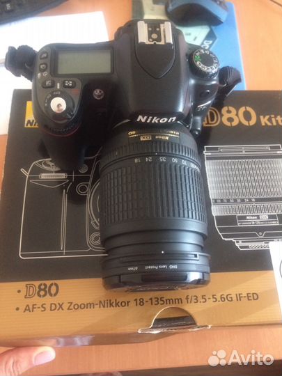 Nikon D80+объектив af-s nikkor 18-135 mm f 3.5-5,6