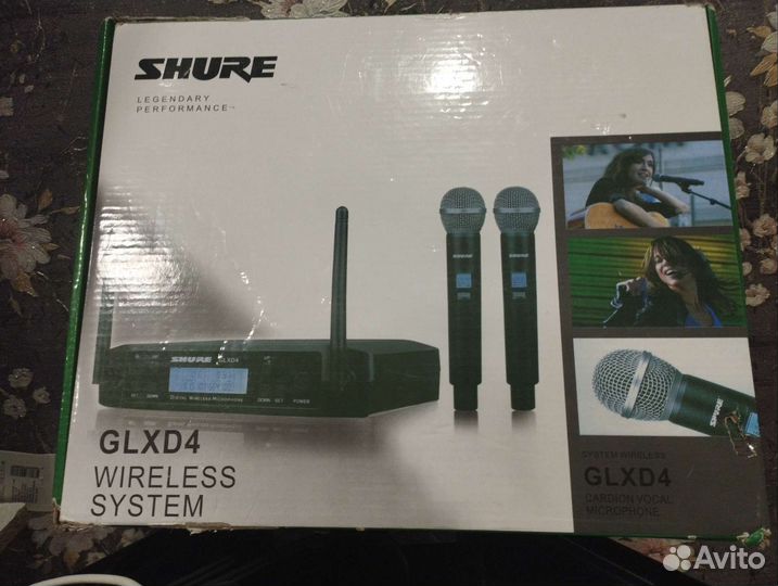 Радиосистема shure glxd4 wireless system