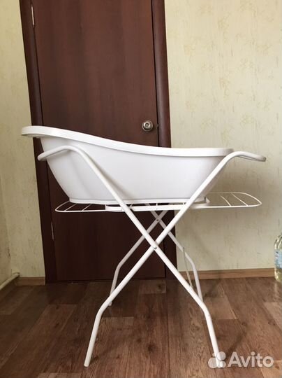 Ванночка для купания с горкой и подставкой