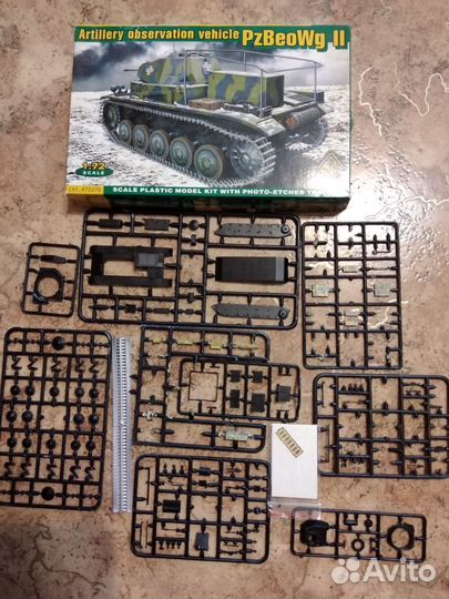 Сборная модель танка 1:72