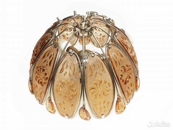 Люстра «Хризантема» СССР, Ретро, Винтаж