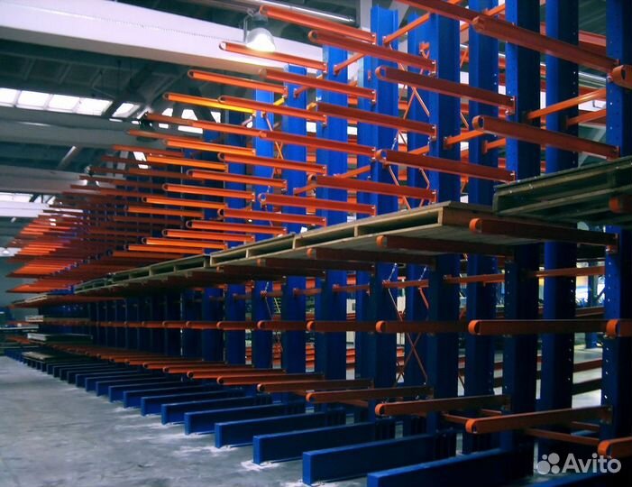 Стеллаж металлический консольный