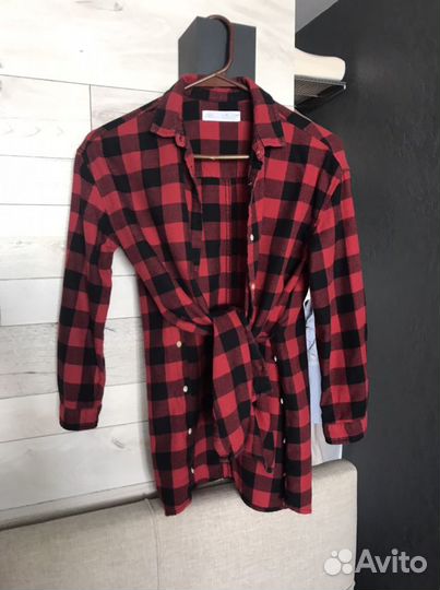 Рубашка в клетку zara