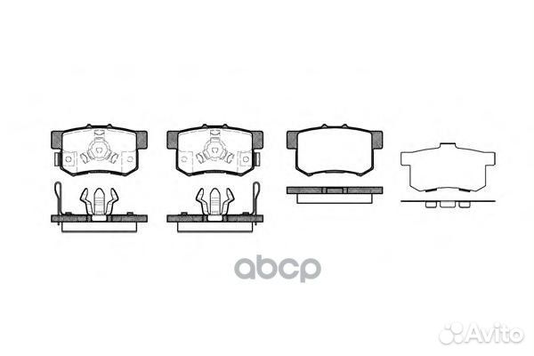 325 04 4302259A10 колодки дисковые з Honda C